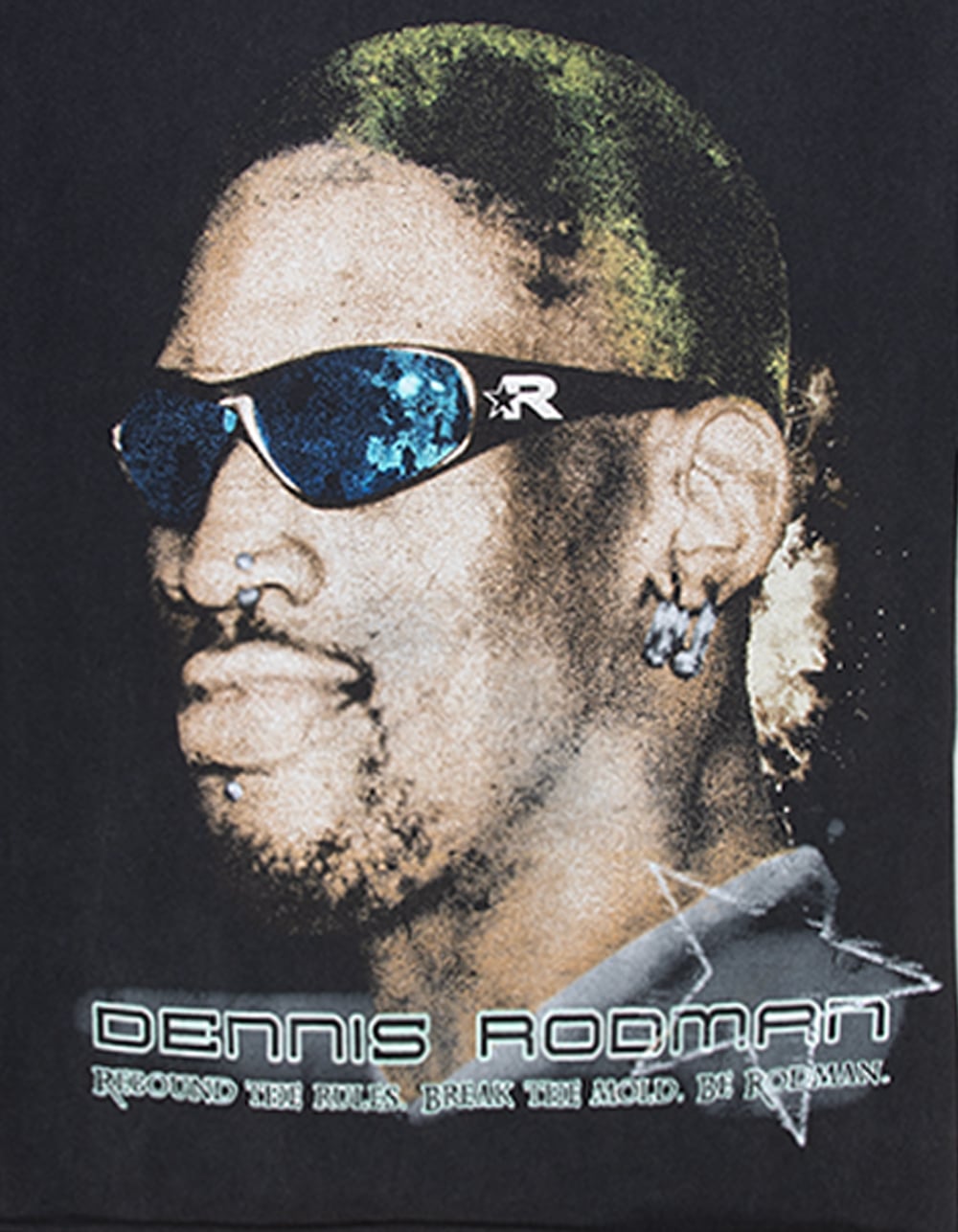 RODMAN BRAND Break Mens Crop Boxy Tee - WASHED BLACK