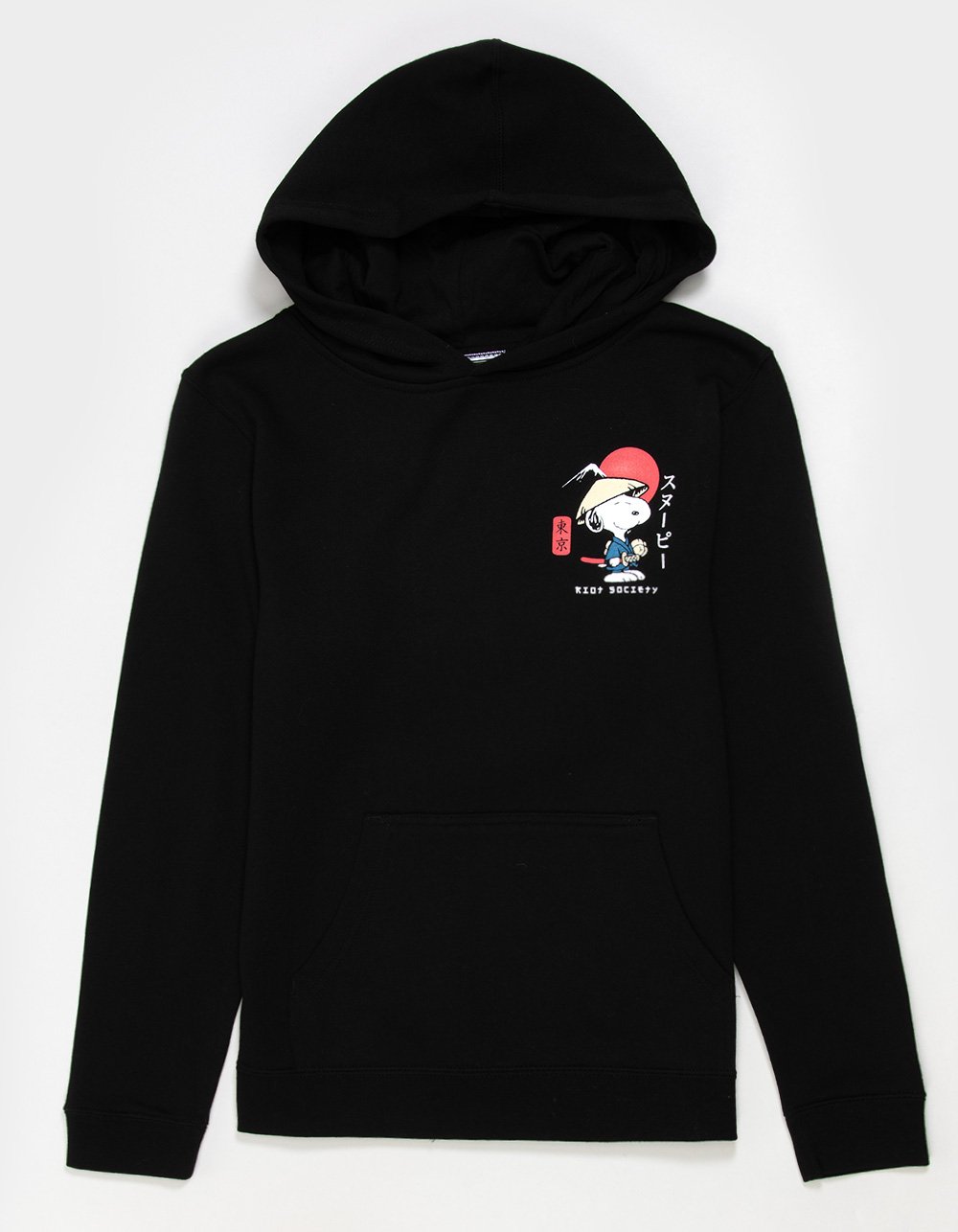 RIOT SOCIETY Peanuts Boys Hoodie - BLACK