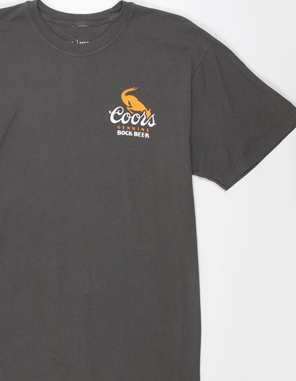 COORS Genuine Bock Beer Mens Tee - CHARCOAL