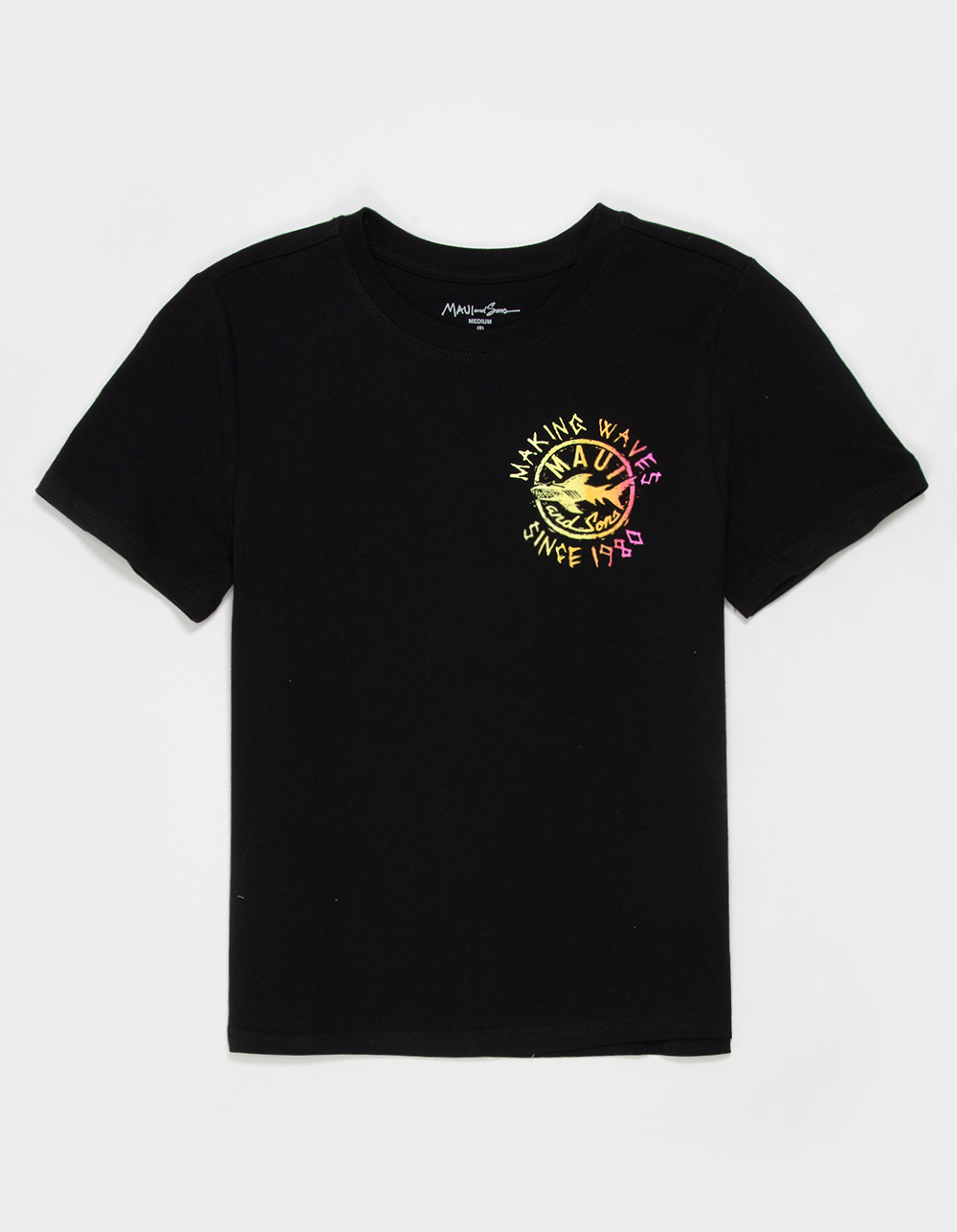 MAUI & SONS Wave Maker Boys Tee - BLACK