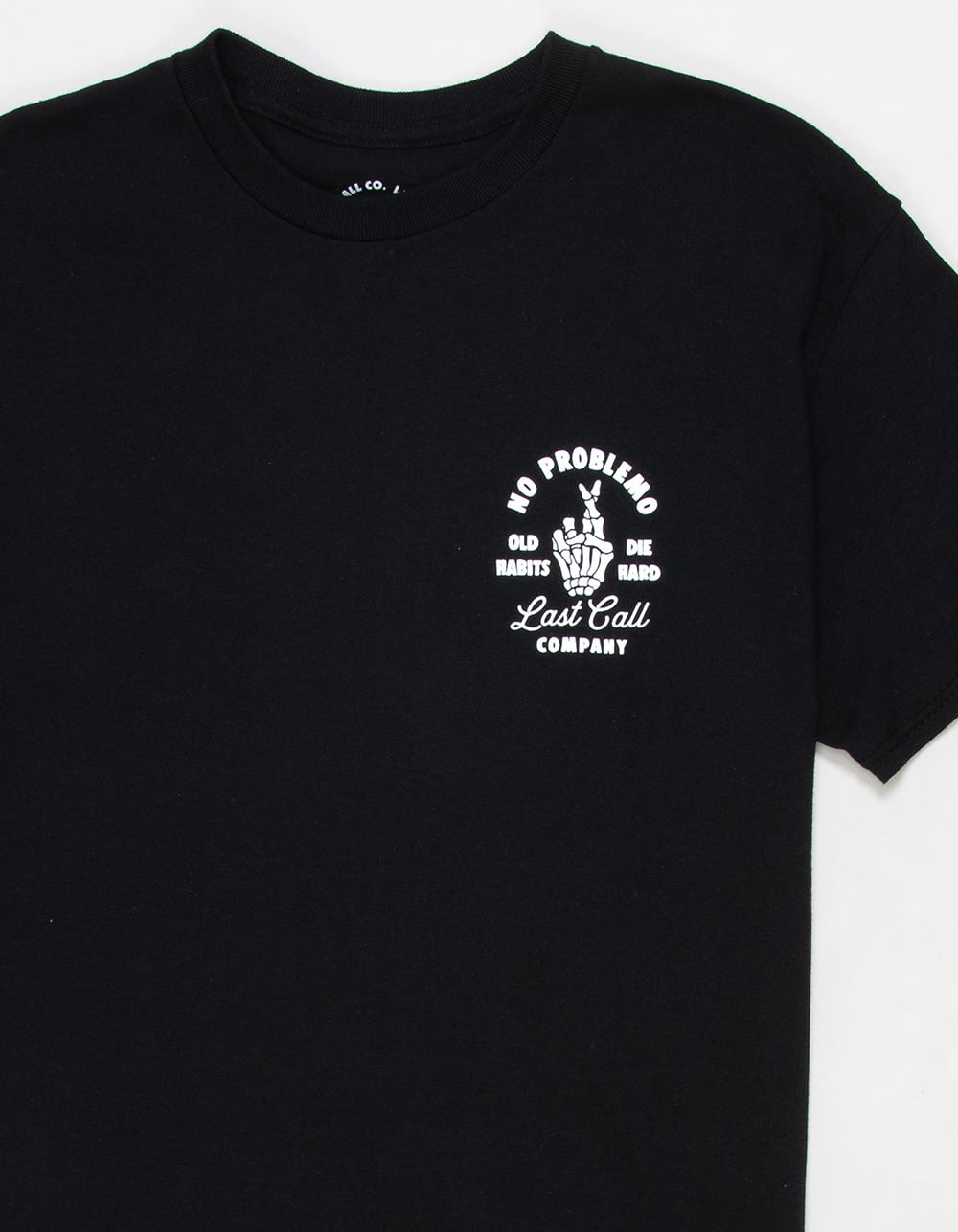 LAST CALL CO. No Problemo Mens Tee - BLACK