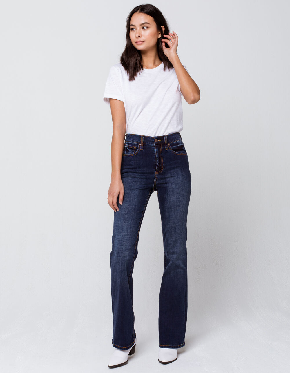 RSQ Womens Flare Jeans - DARK WASH | Tillys