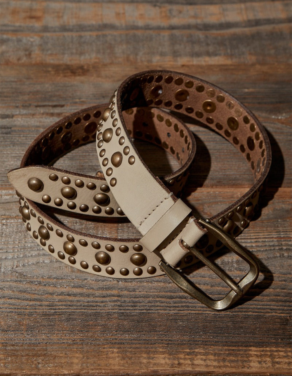 FREE PEOPLE Sola Stud Belt - STONE