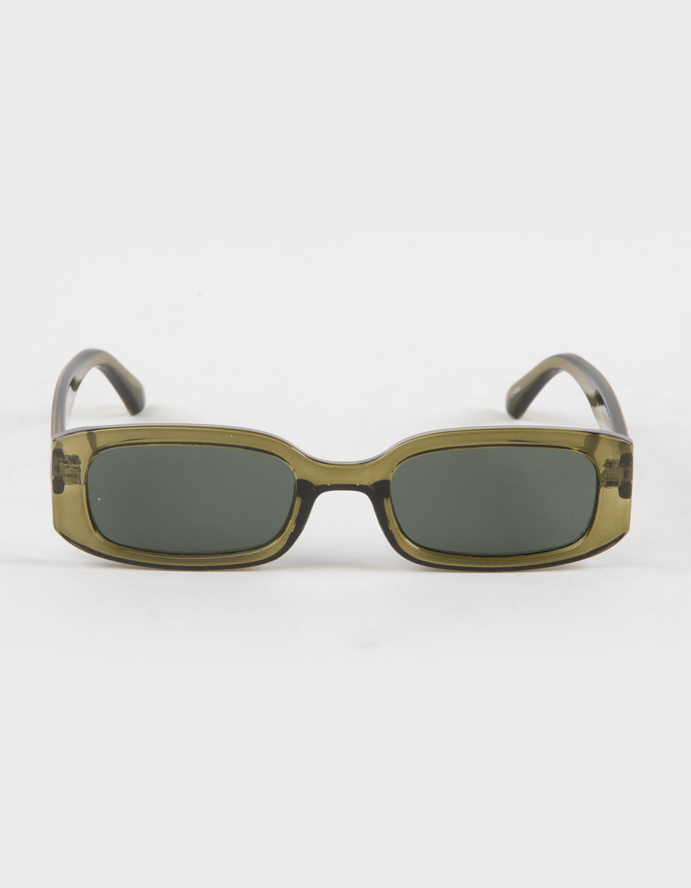 RSQ Rectangle Plastic Sunglasses - GREEN