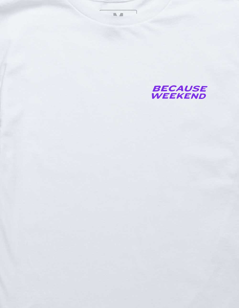 BECAUSE WEEKEND River Rat Unisex Kids Tee - WHITE