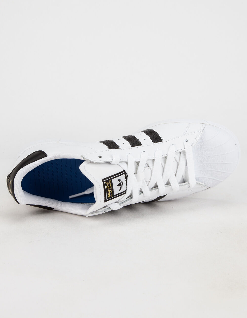 adidas superstar vulc adv black & white shoes