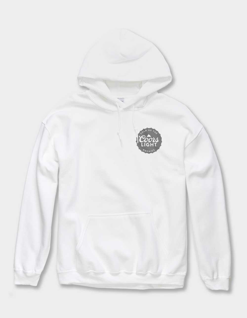 COORS Light Cap Unisex Hoodie - WHITE