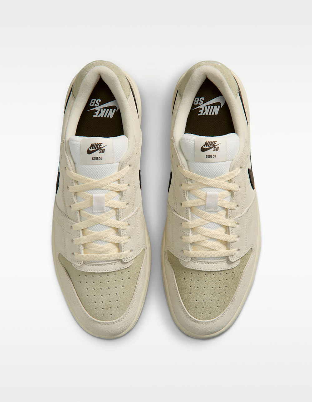 NIKE SB Code 58 Mens Shoes - Cream Combo