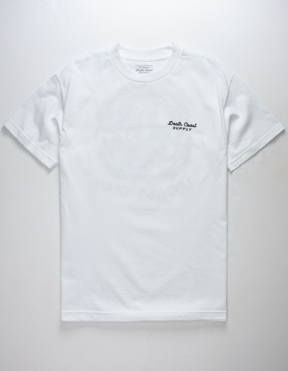 DEATH COAST SUPPLY Locals Only White Mens T-Shirt - WHITE | Tillys