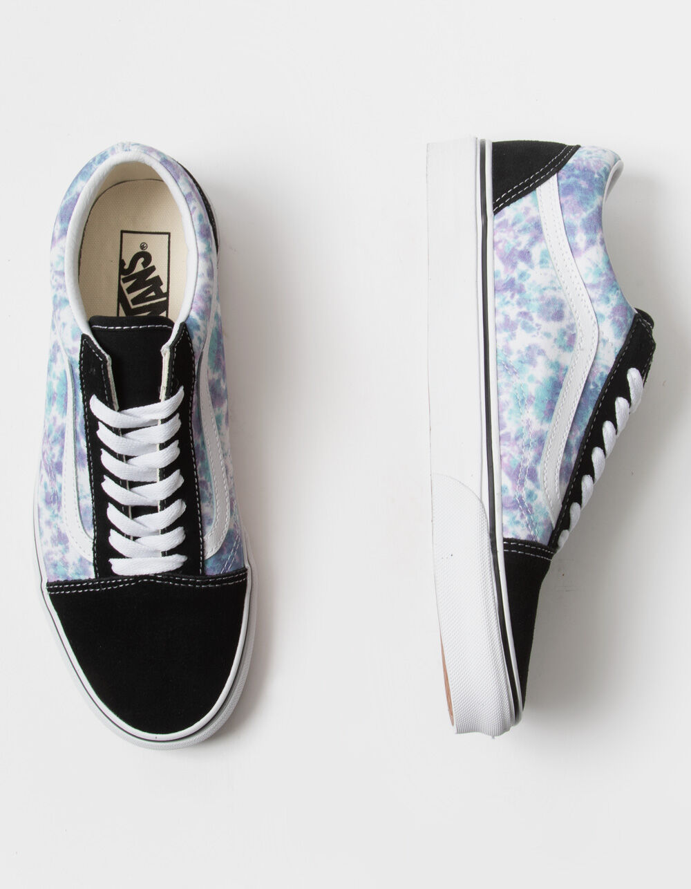 VANS Tie Dye Old Skool Shoes BLACK COMBO Tillys