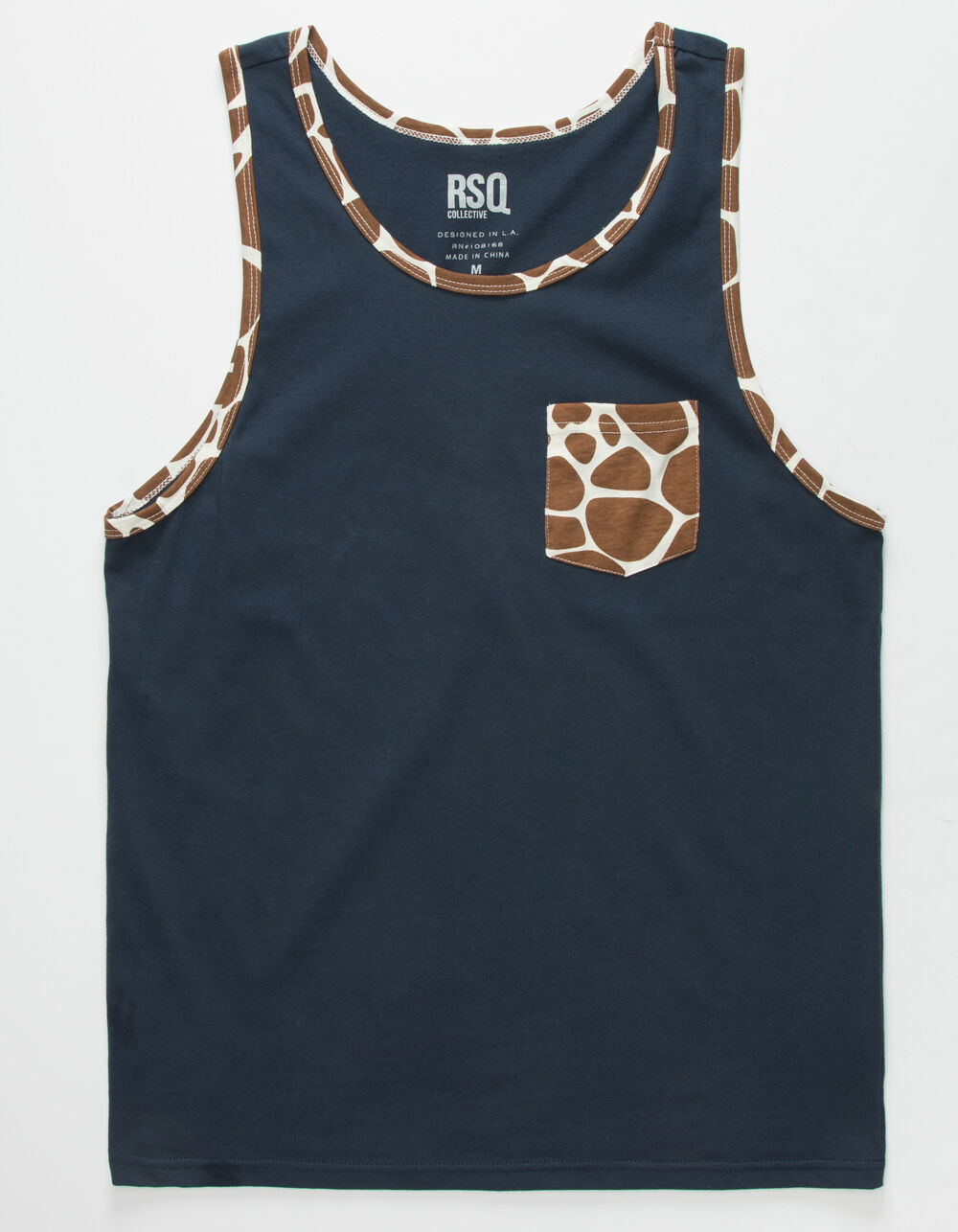 RSQ Shouthouse Raffey Mens Tank Top NAVY Tillys