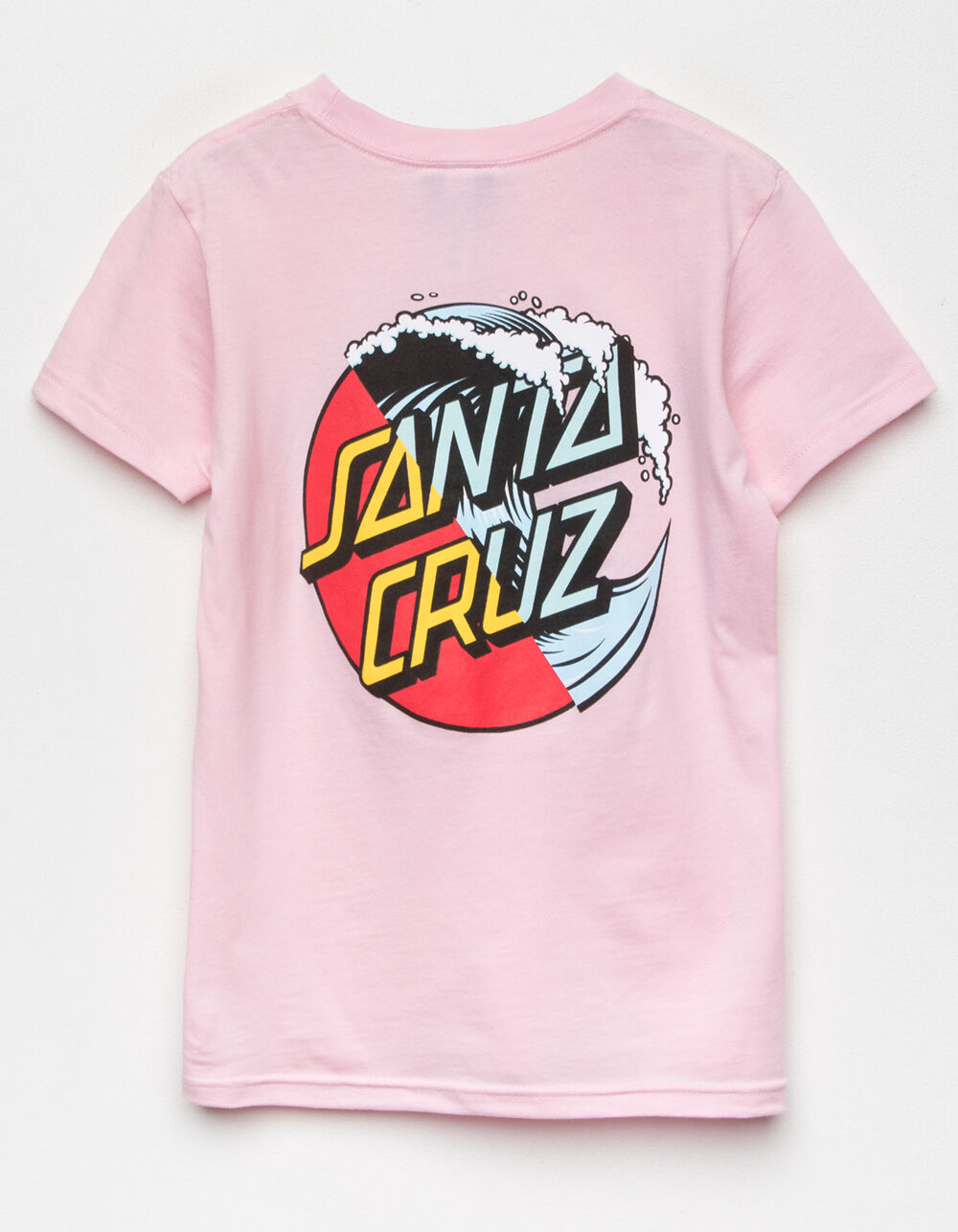 SANTA CRUZ Classic Wave Splice Girls T-Shirt - PINK | Tillys