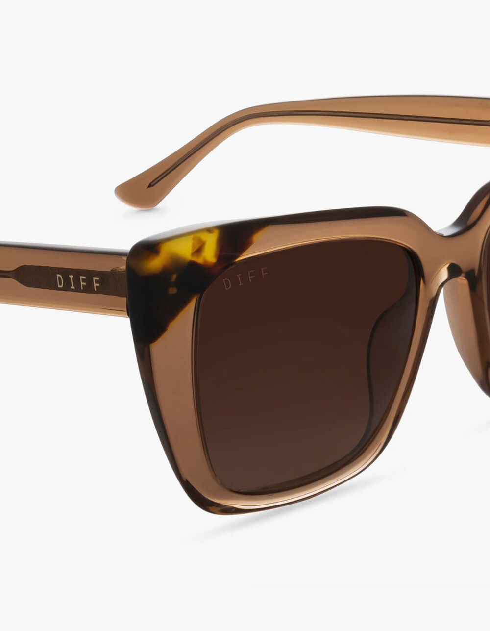 DIFF EYEWEAR Lizzy Sunglasses DUNES CRYSTAL BROWN Tillys