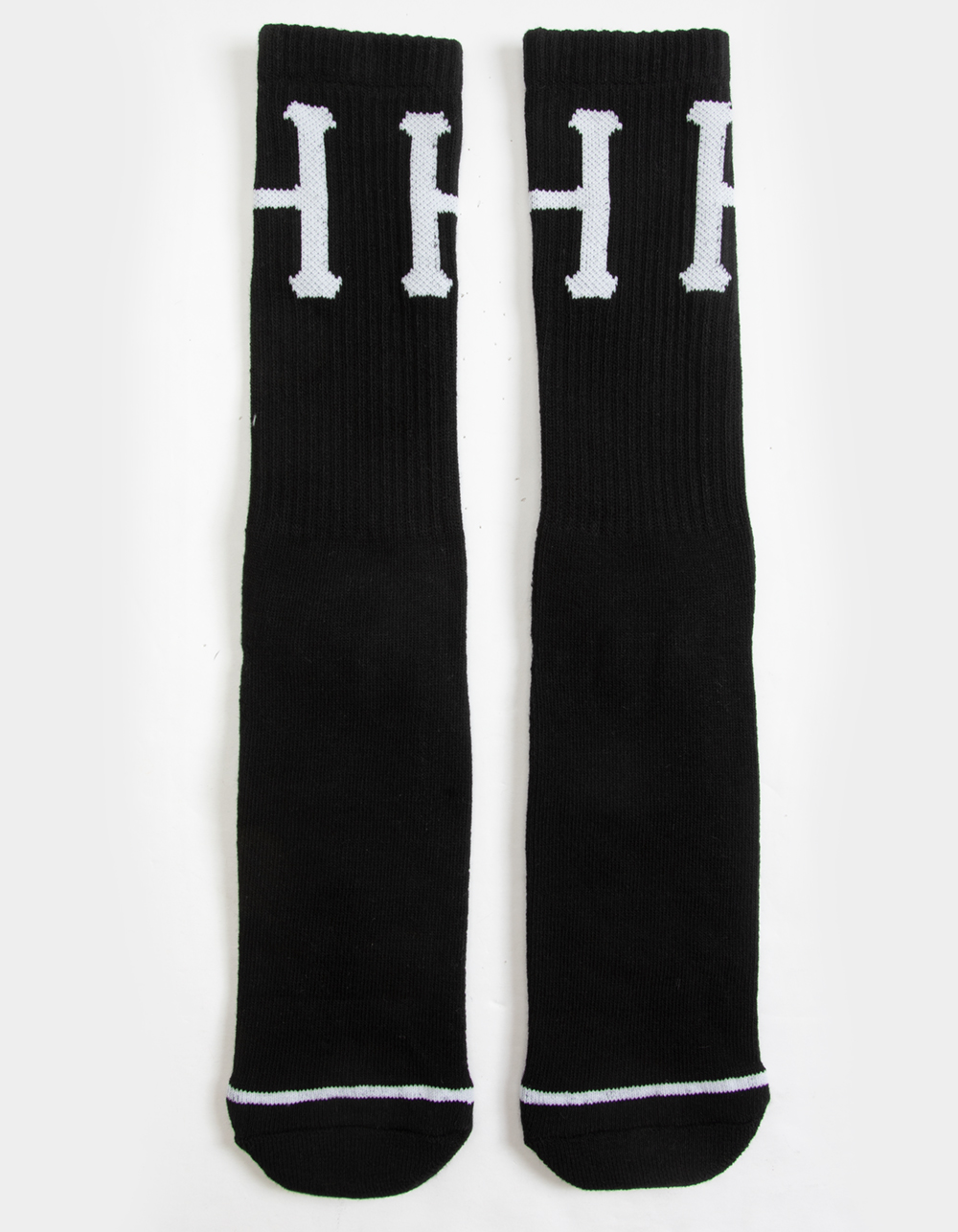 HUF Essential Classic H Mens Crew Socks BLACK Tillys