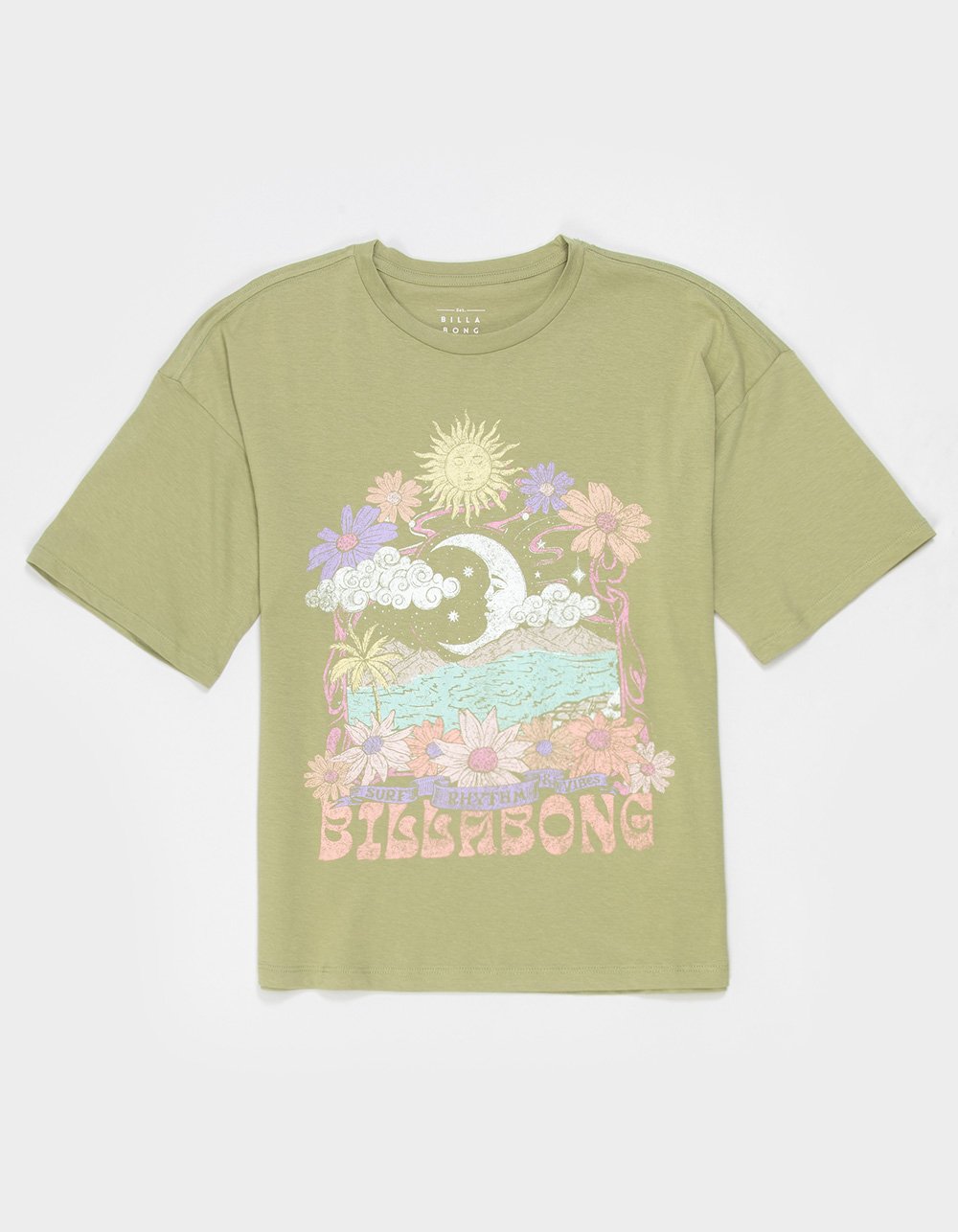 BILLABONG Surf Rhythm Girls Tee - AVOCADO