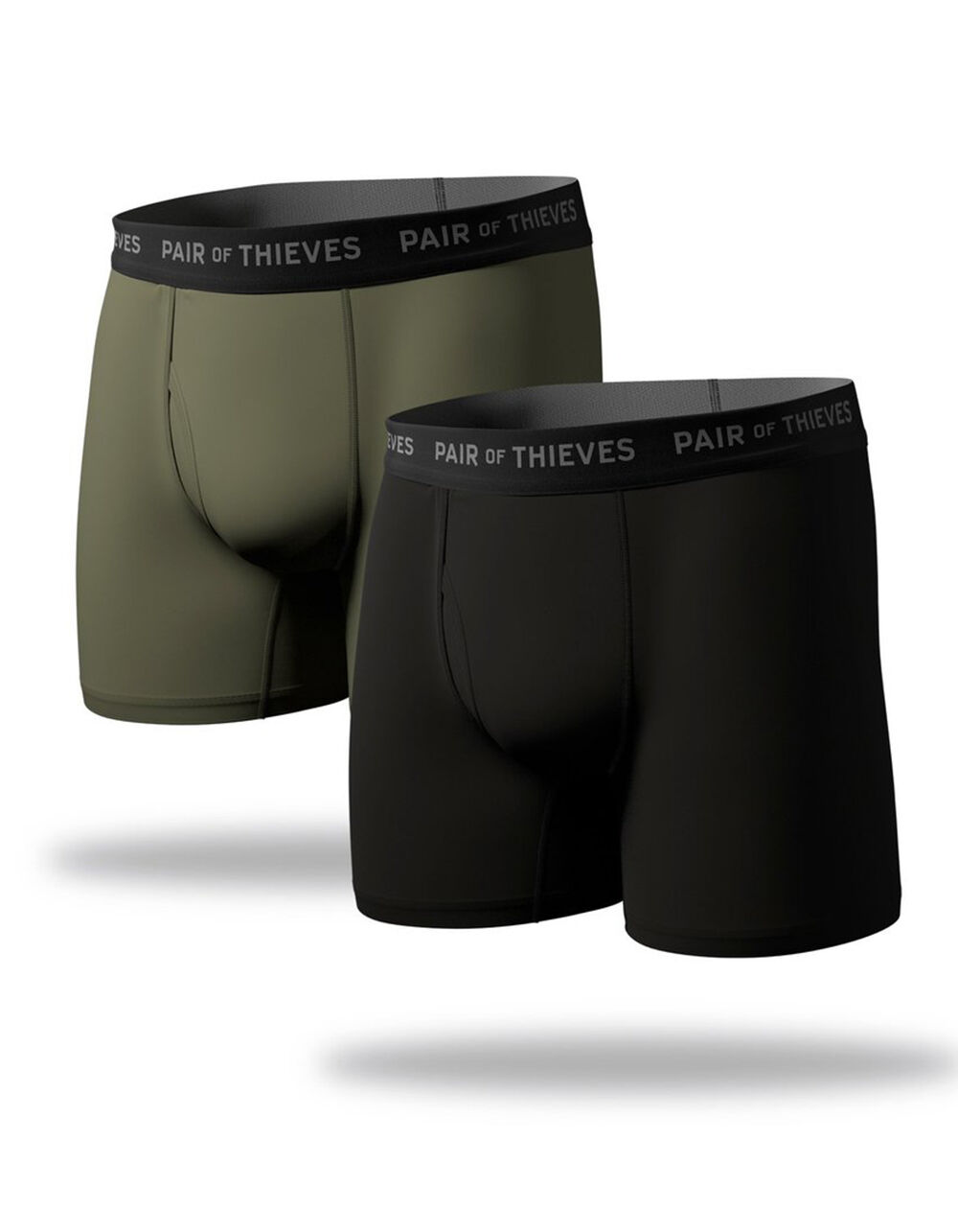 PAIR OF THIEVES 2 Pack SuperSoft Mens Boxer Briefs - MULTI
