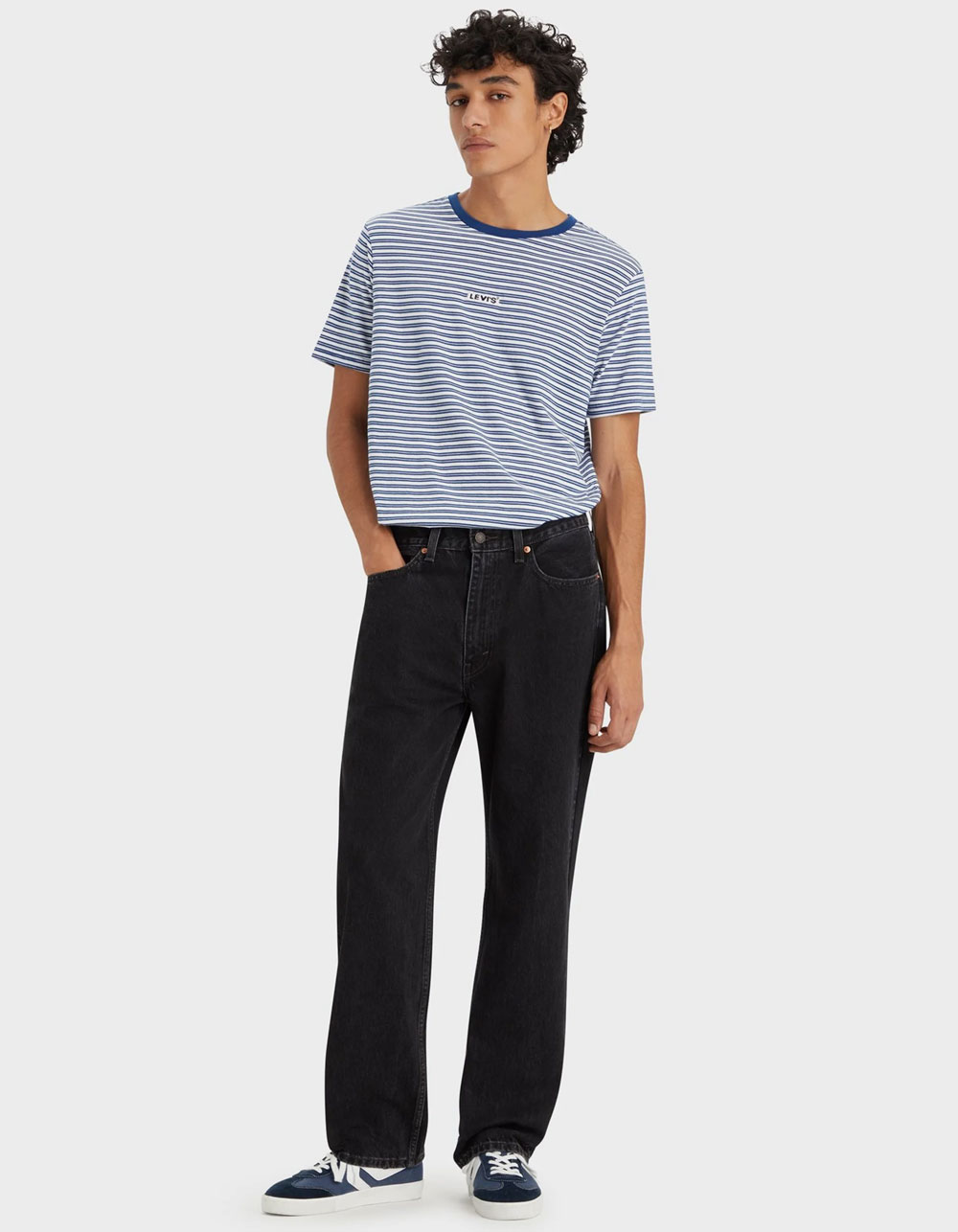 LEVI'S 565™ Loose Straight Mens Jeans - Forget Me Nots WASHED BLACK