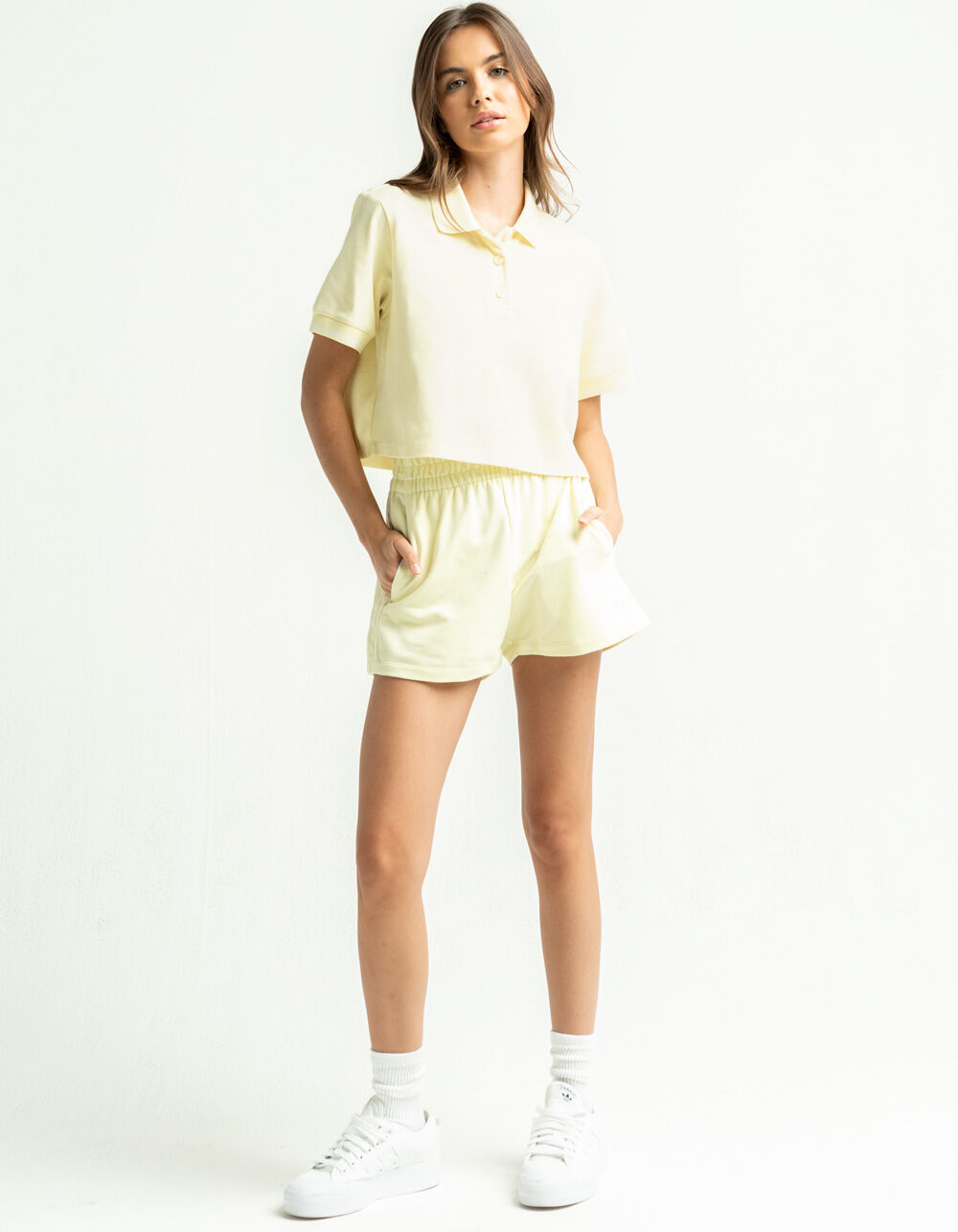 ADIDAS Tennis Luxe Womens Polo Shirt - LTYEL | Tillys