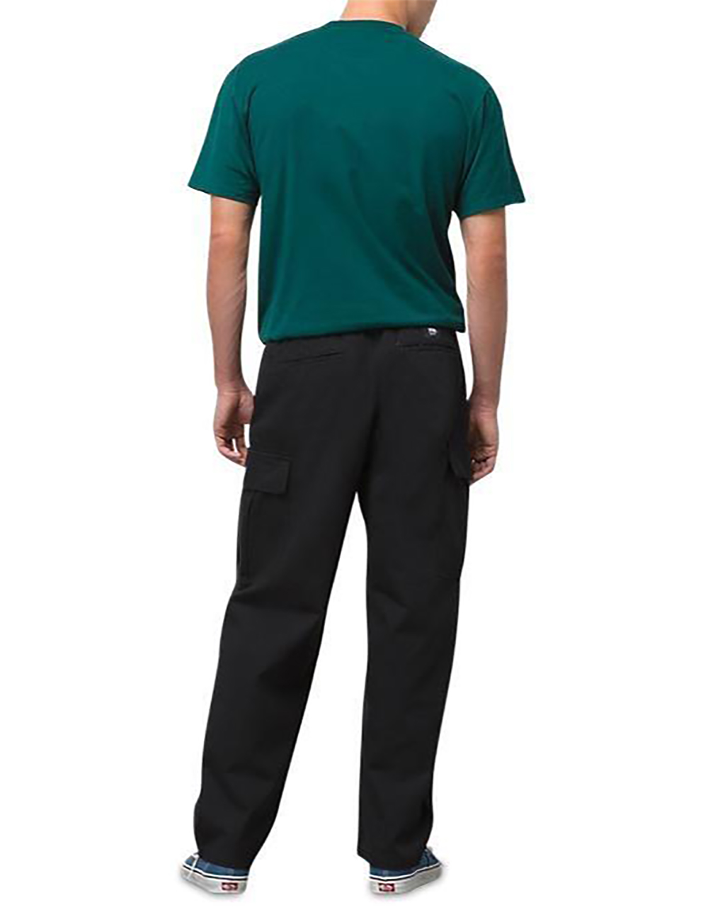 VANS Range Mens Baggy Tapered Elastic Cargo Pants BLACK Tillys