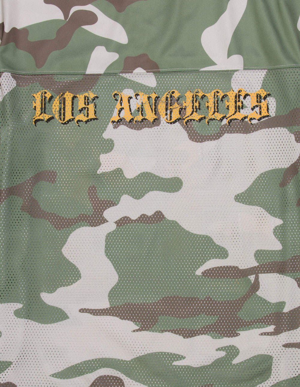 RSQ Mens Mesh Football Jersey - CAMO GREEN