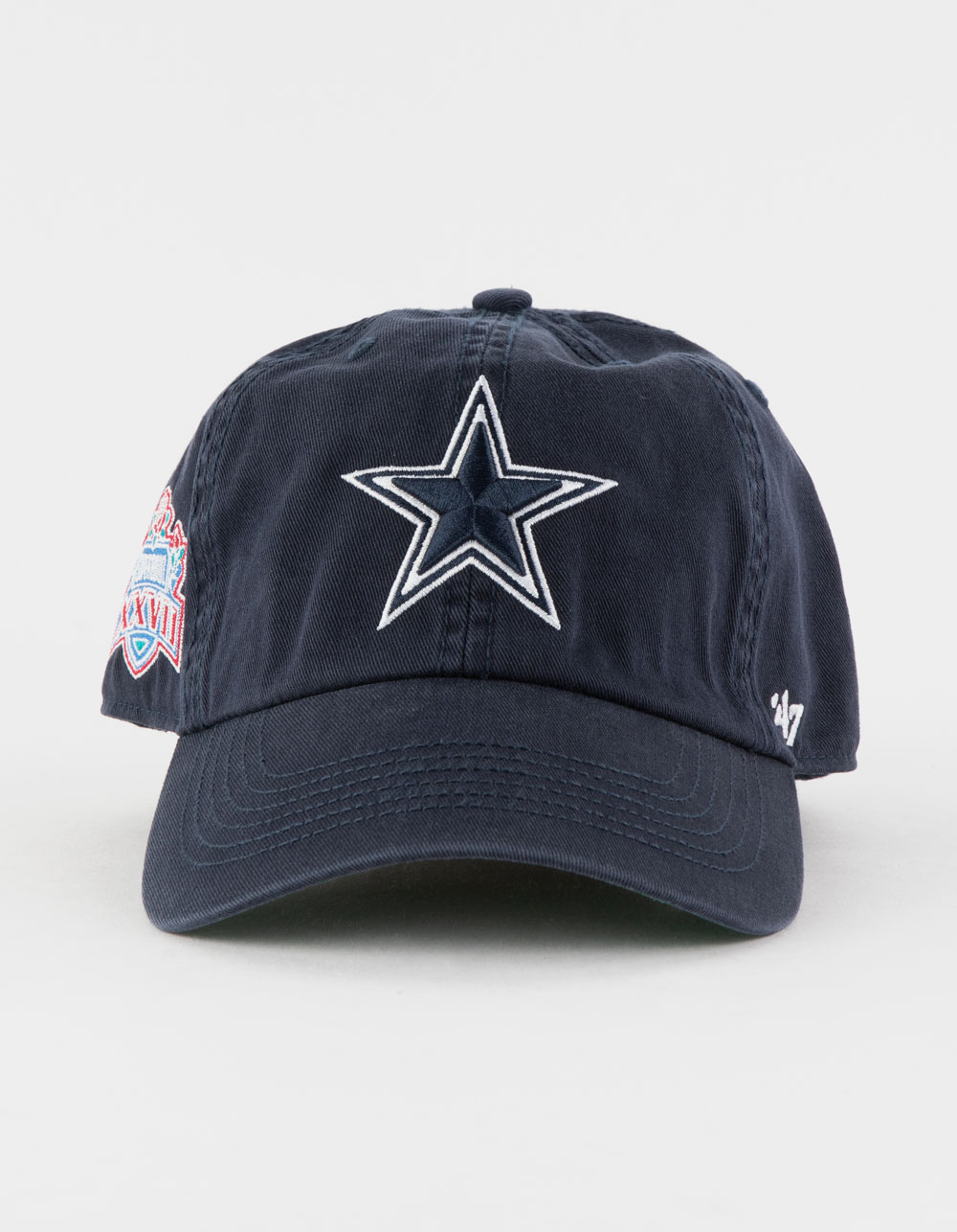 Men's '47 Navy Dallas Cowboys Sure Shot Franchise Fitted Hat Size: Medium