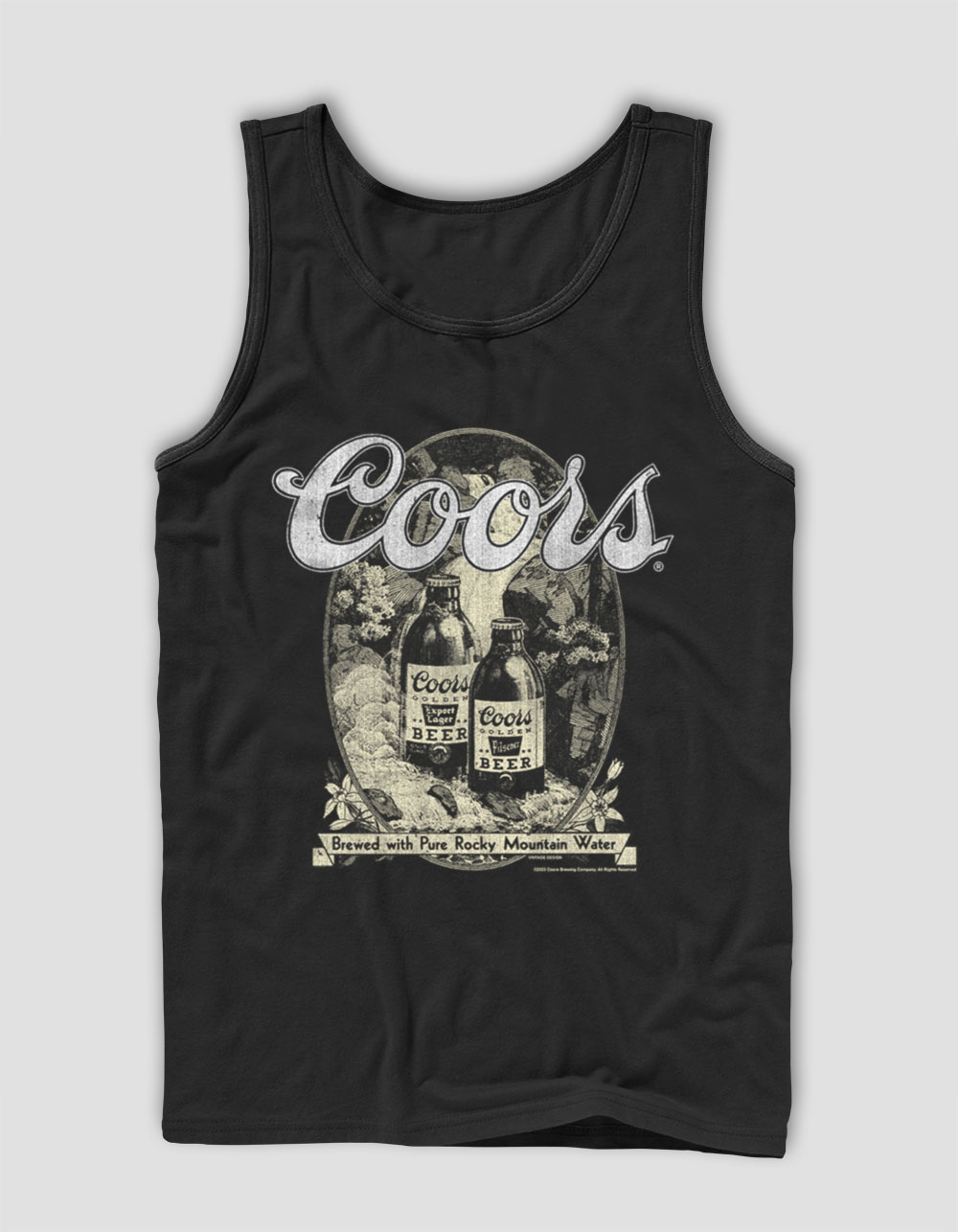 COORS Vintage Banquet Unisex Tank Top BLACK Tillys