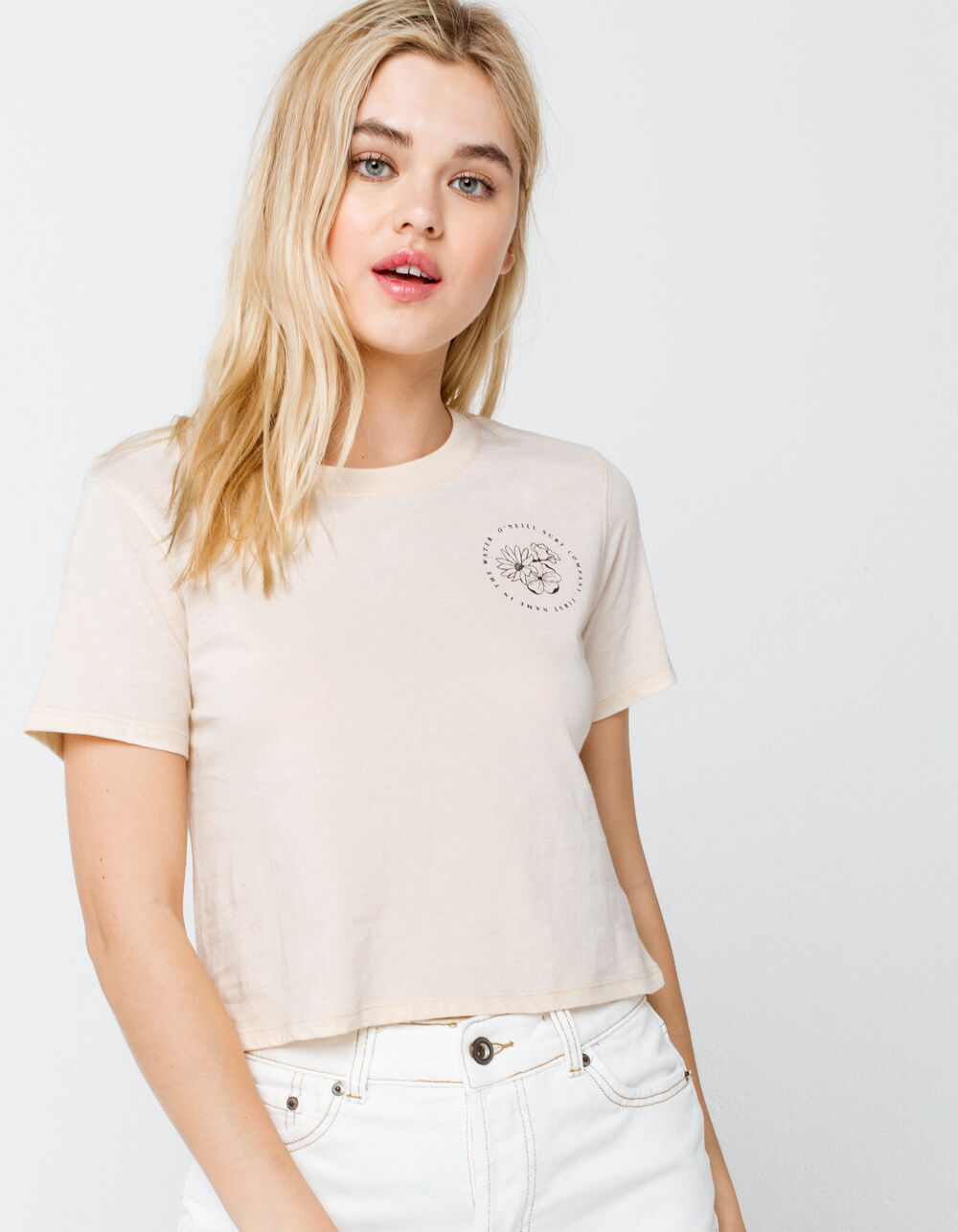 O'NEILL Cool Blooms Womens Baby Tee - OFF WHITE | Tillys