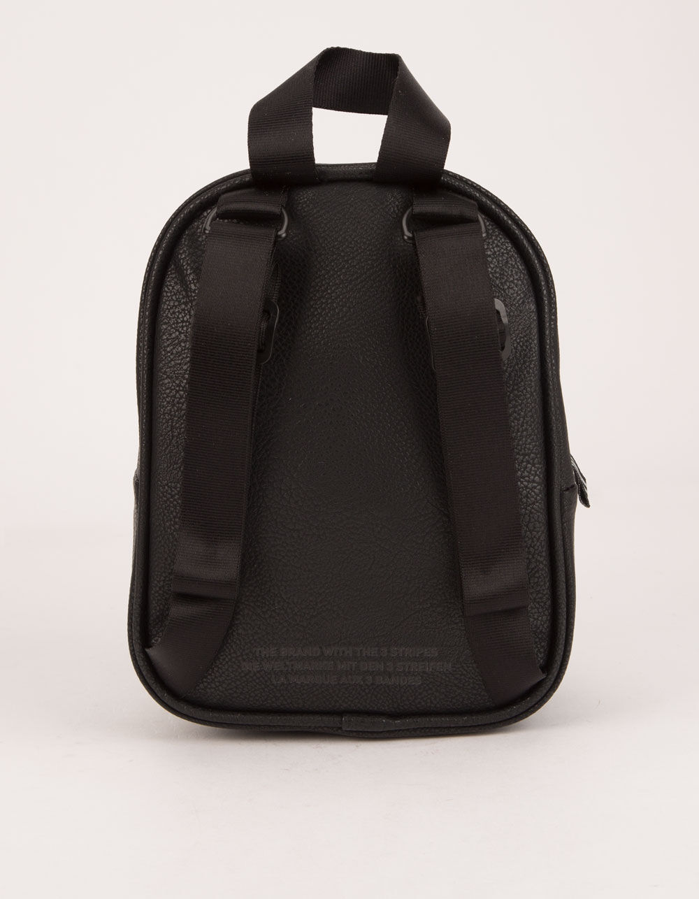 adidas mini backpack black leather