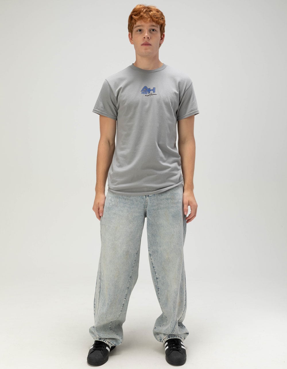 ALMOST HUMAN 1987 Mens Tee - LIGHT GRAY