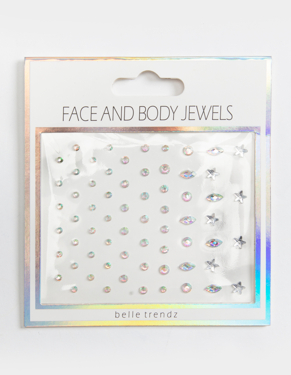 BELLE TRENDZ Rhinestone Face and Body Jewels CLEAR Tillys