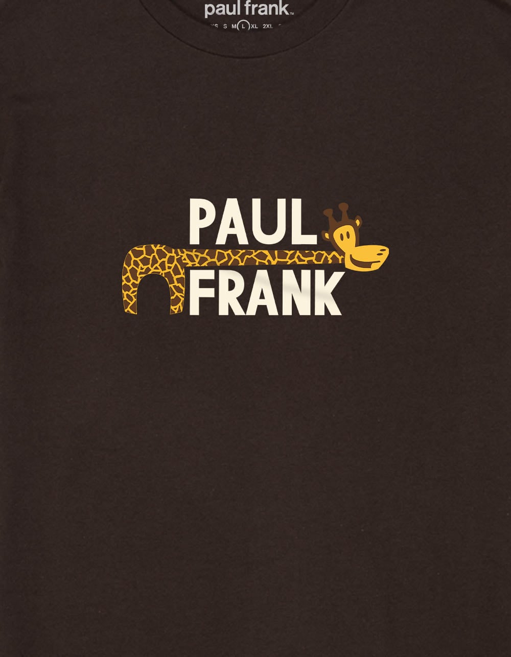 PAUL FRANK Clancy Split Unisex Tee - CHOCOLATE