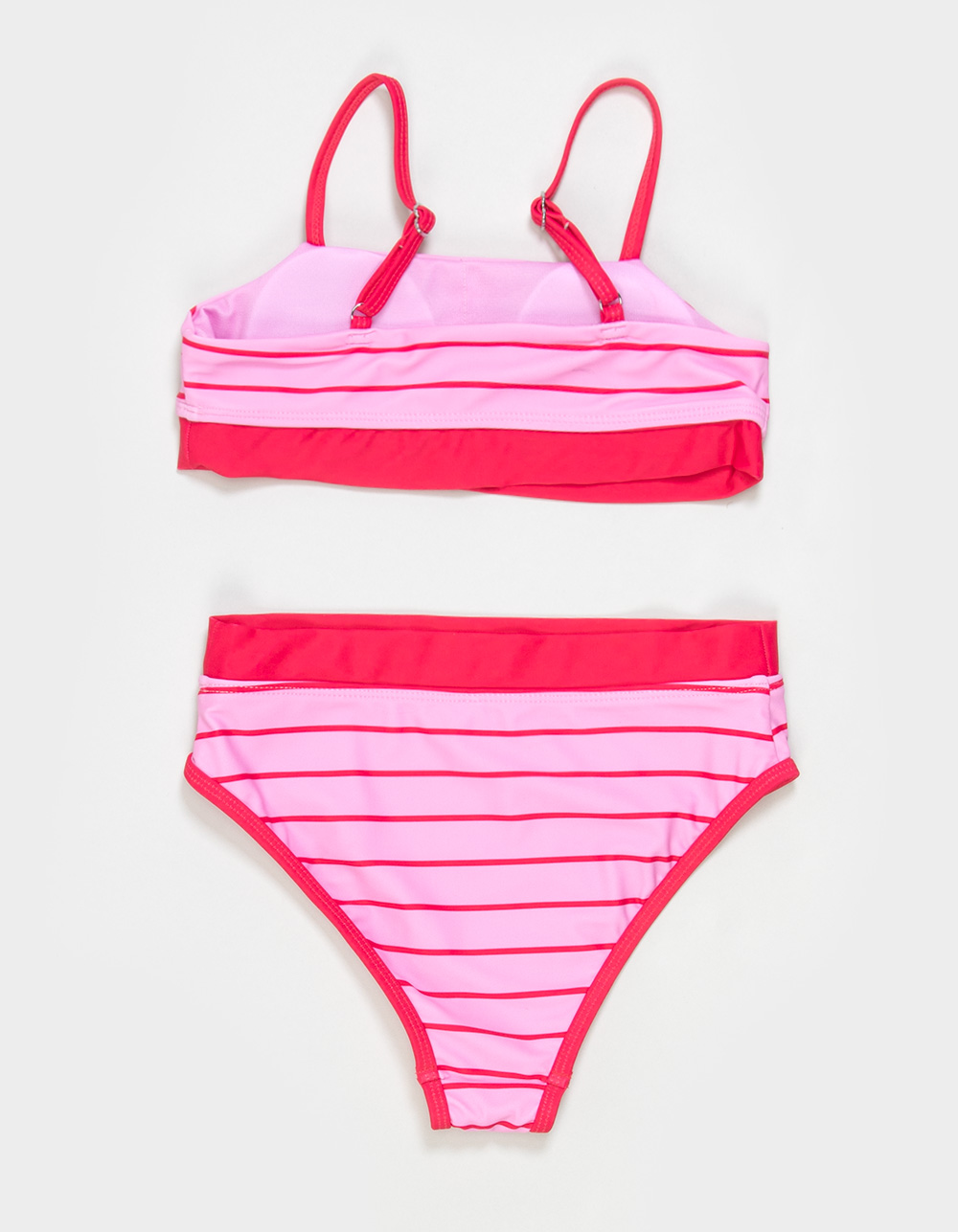 FEATHER 4 ARROW Block Party Girls Bralette Bikini Set - PINK COMBO