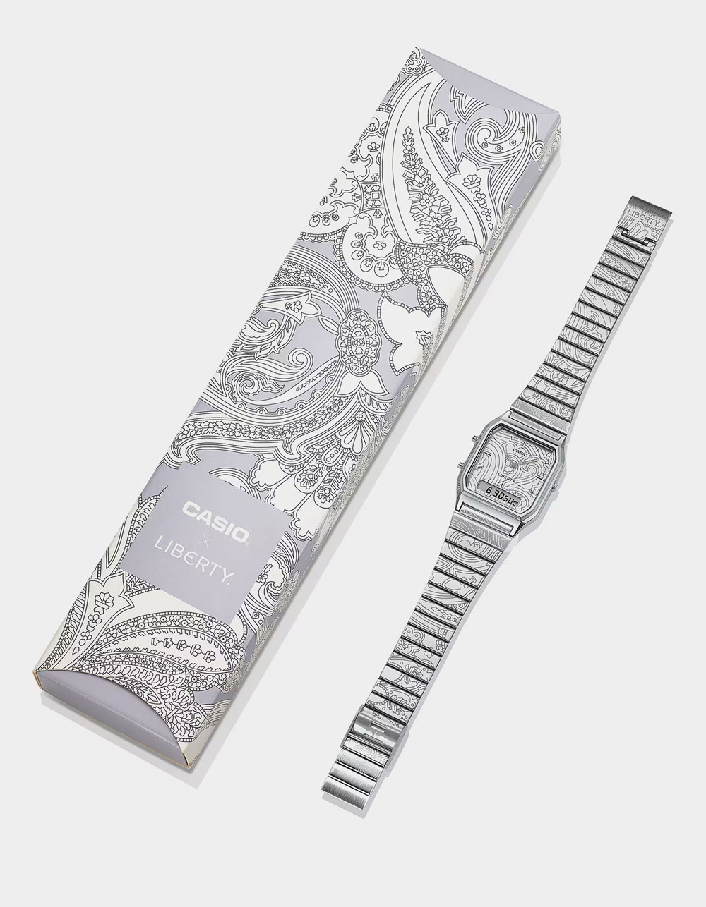 CASIO AQ230ELT-7A Watch  - SILVER