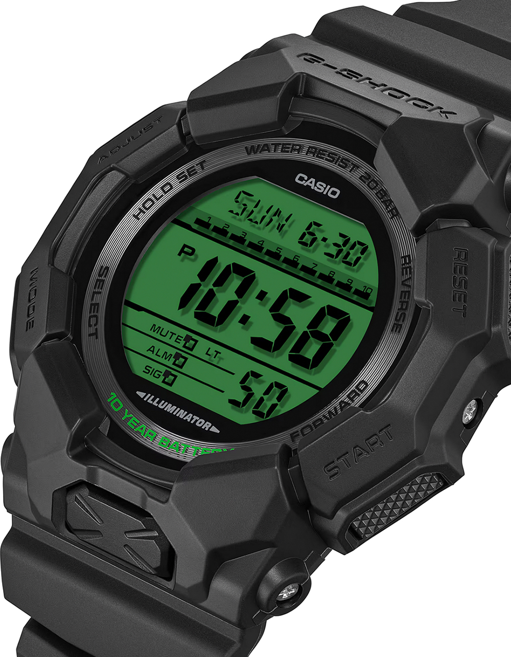 G-SHOCK GD010BEG-1 Watch - Black Green