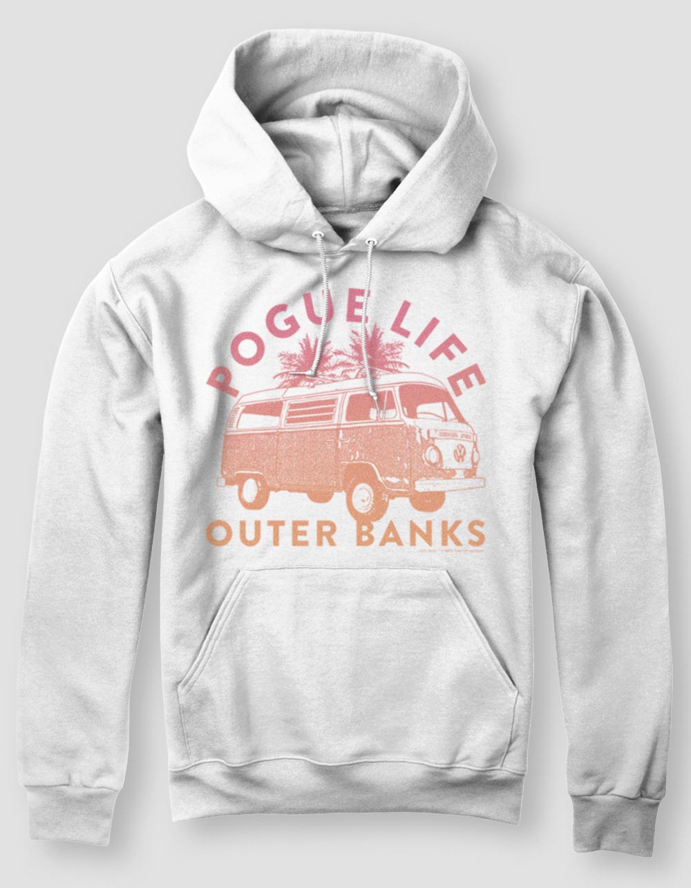 OUTER BANKS Pogue Life Unisex Hoodie - WHITE