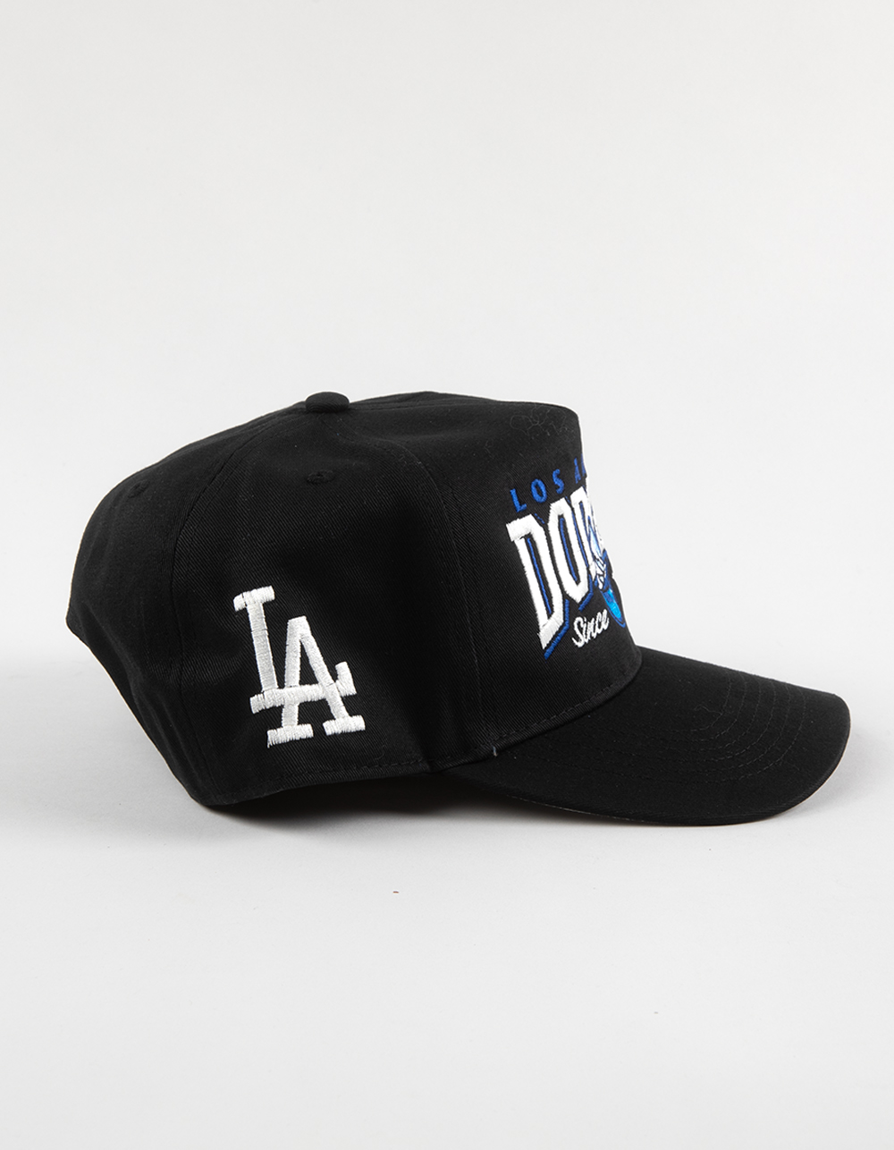 47 BRAND Los Angeles Dodgers Triple Swirl '47 Hitch Snapback Hat - BLACK COMBO