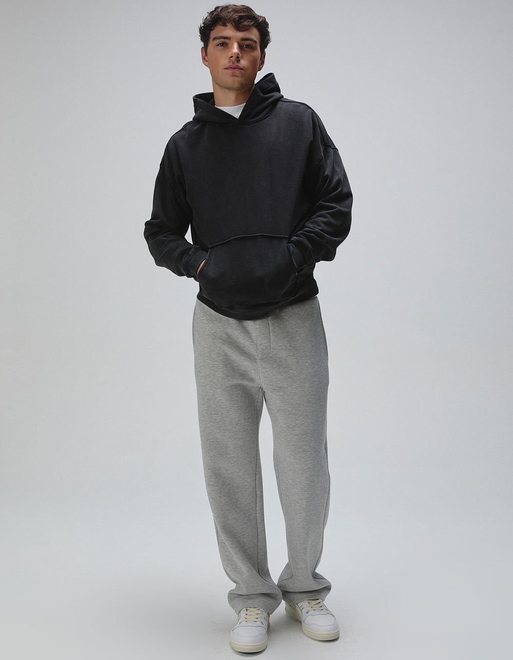 RSQ Mens Washed Oversized Hoodie