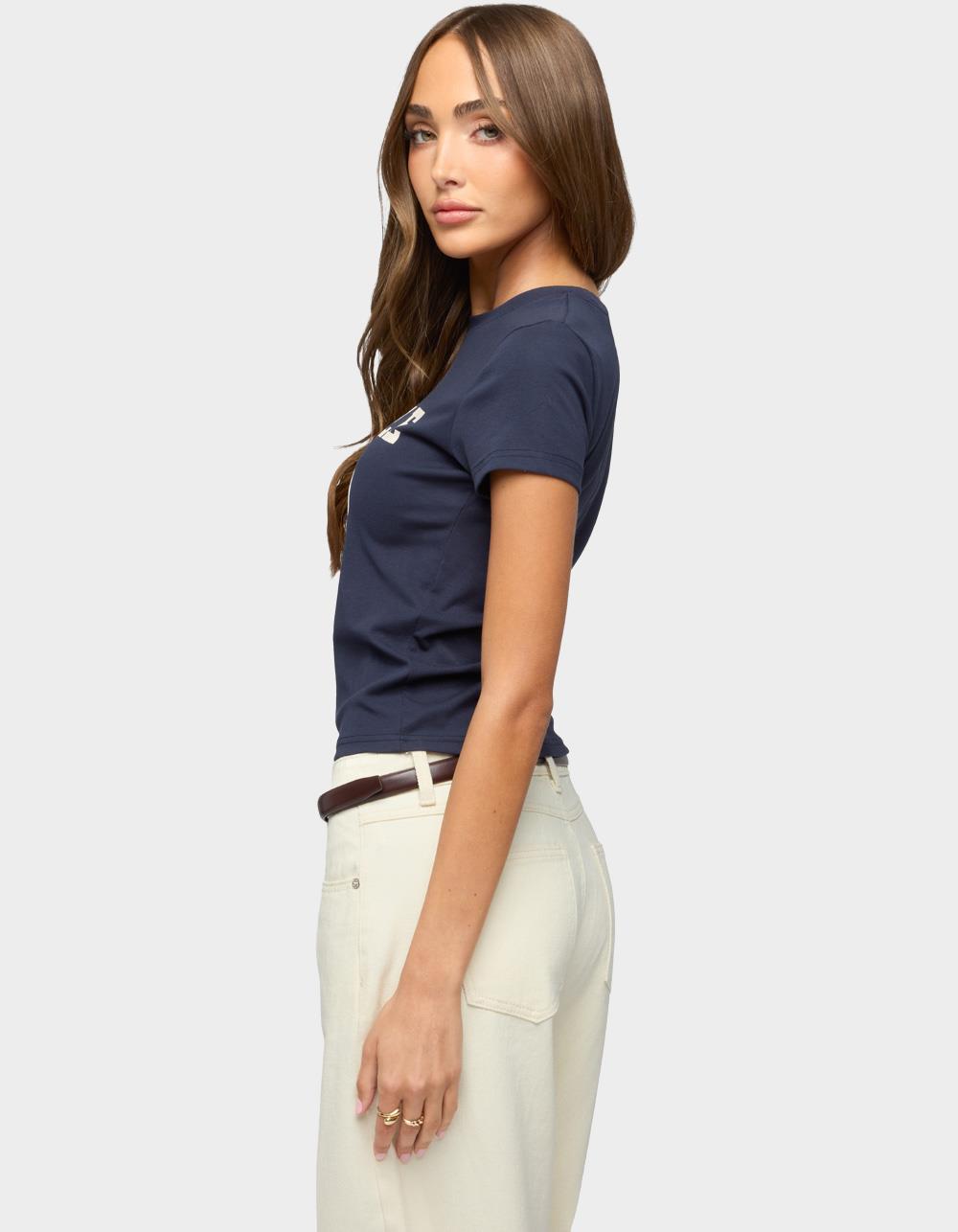 EDIKTED Nashville Tee - NAVY