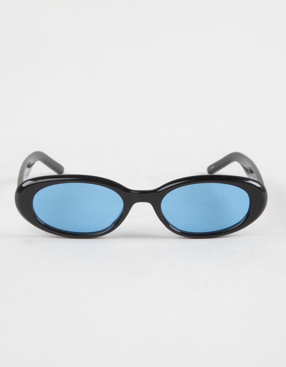 RSQ Oval Plastic Sunglasses - BLACK