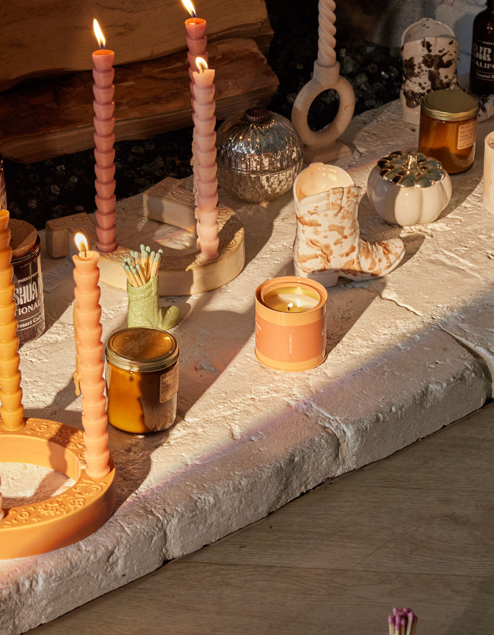 Illume Balsam & Cedar Pressed Glass Candle
