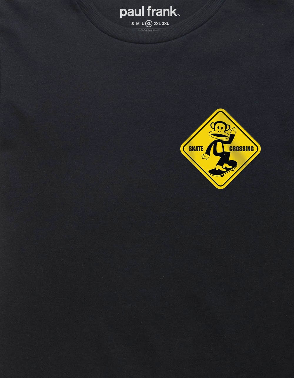 PAUL FRANK Skate Crossing Boys Tee - BLACK
