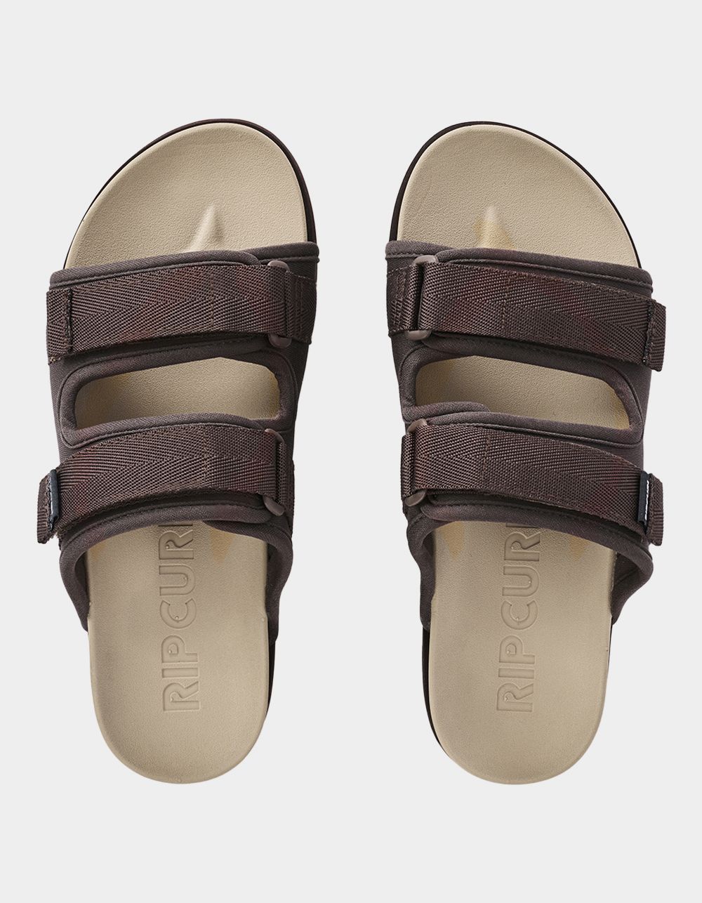 RIP CURL Premium Adjustable Bloom Womens Slide Sandals - BROWN