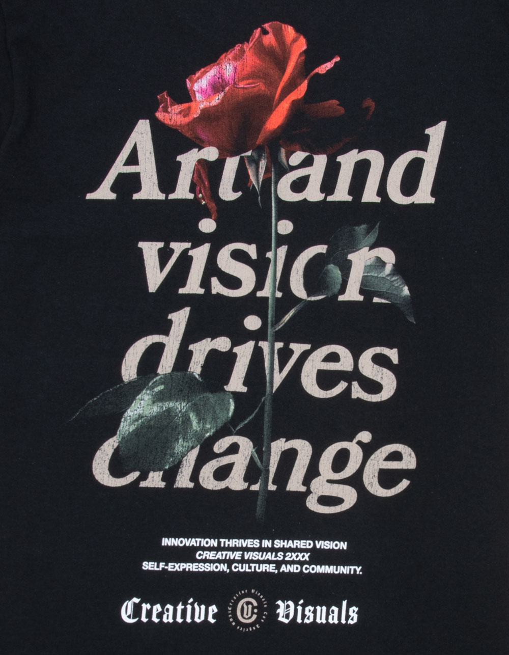 CVLA Art Drives Change Boys Tee - BLACK