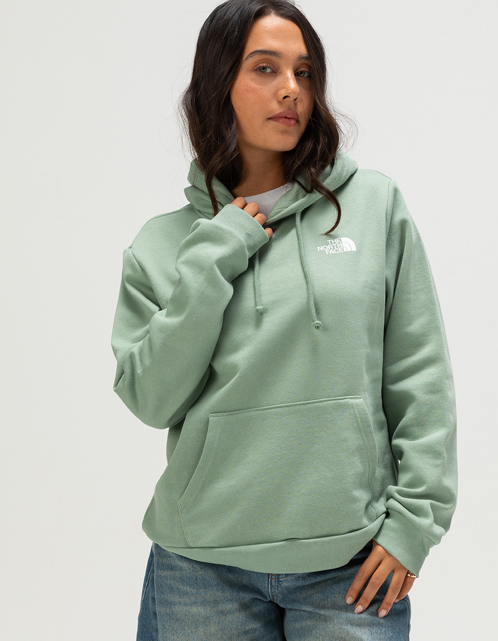 THE NORTH FACE Evolution Floral Womens Hoodie - MOSS