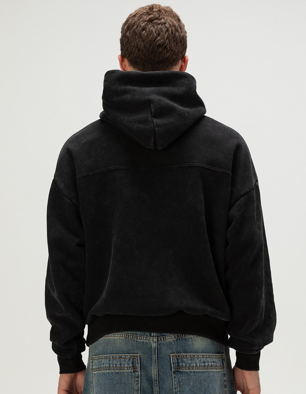 RSQ x Peanuts ChristmasTree Mens Hoodie - BLACK