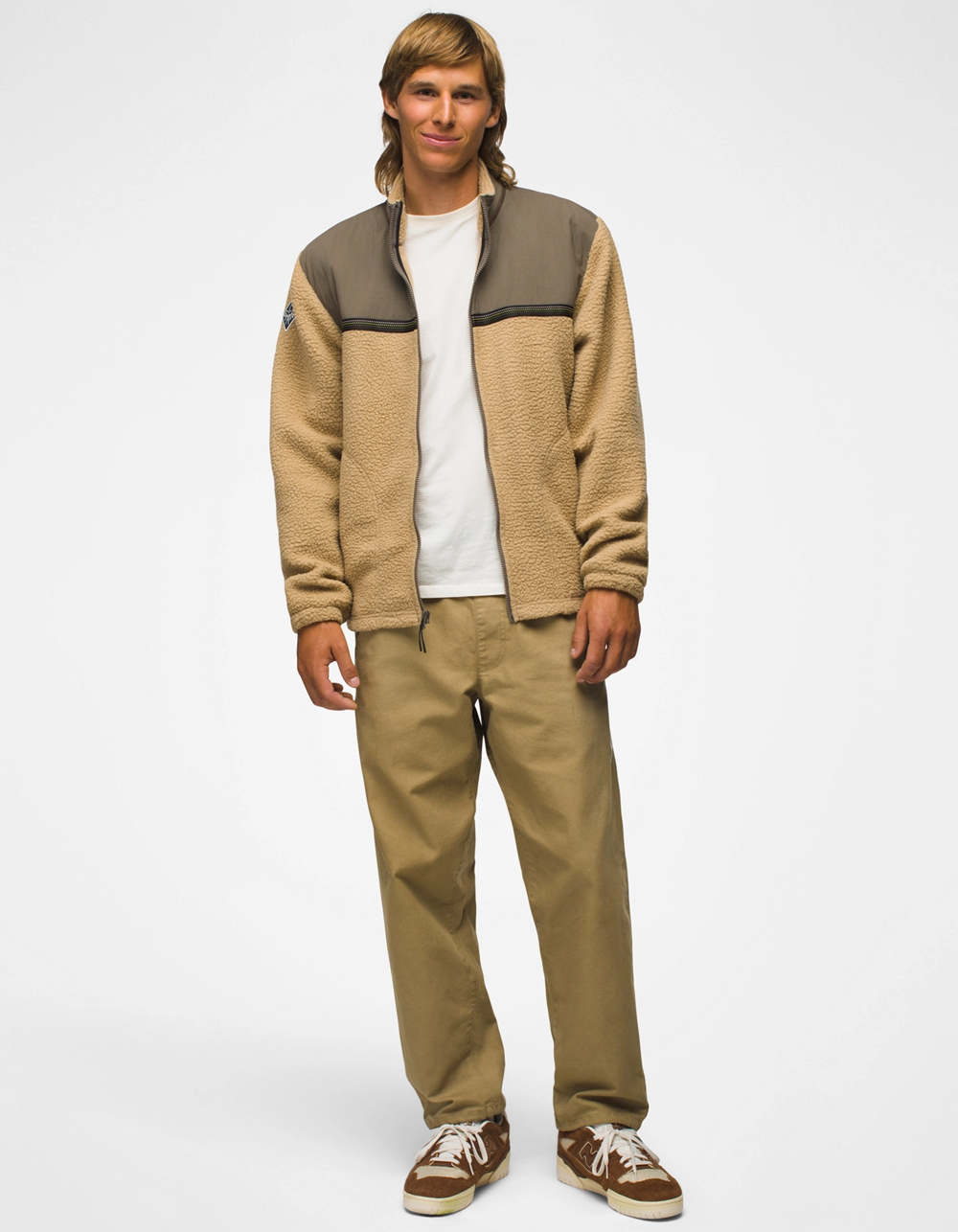 PRANA Voyaged Mens Relaxed Straight Pants - TAN