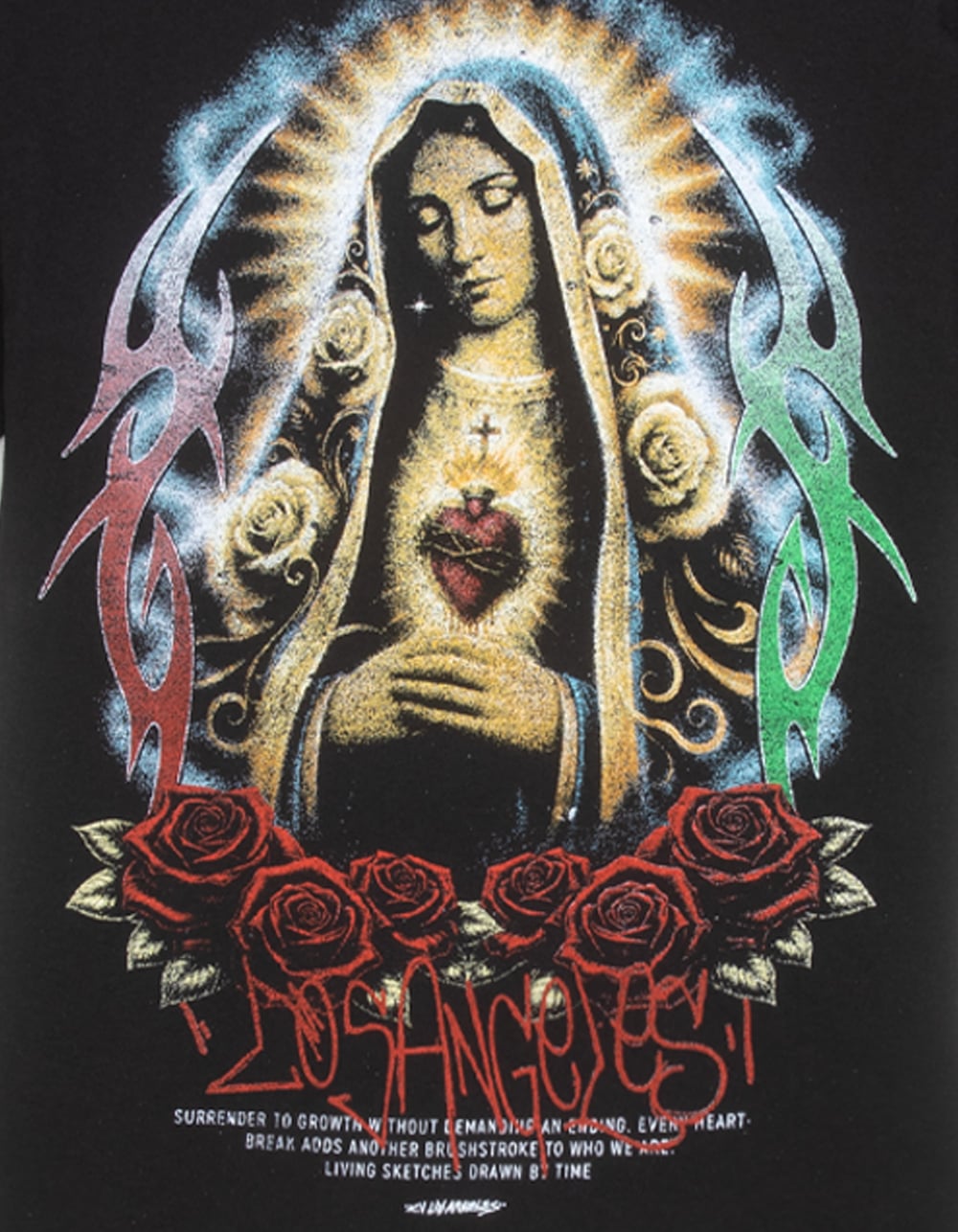 CVLA Divine Sorrow Boys Tee - BLACK