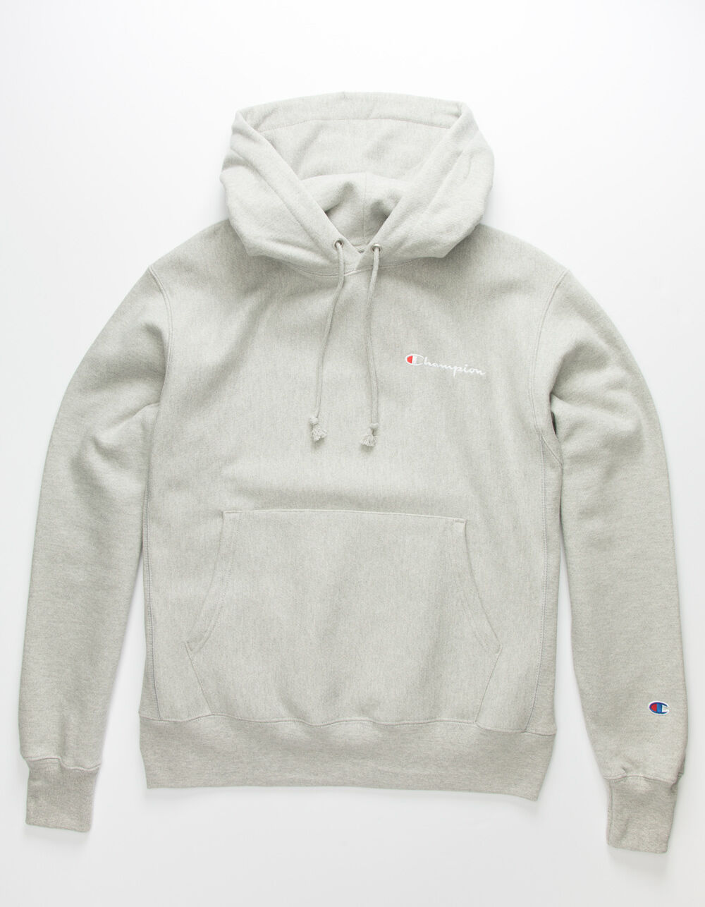 CHAMPION Embroidered Fleece Mens Hoodie - GRAY | Tillys