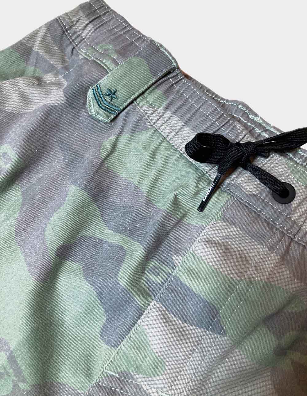 GROM Ride Right Drawstring Super Baggy Boys Cargo Pants - MULTI