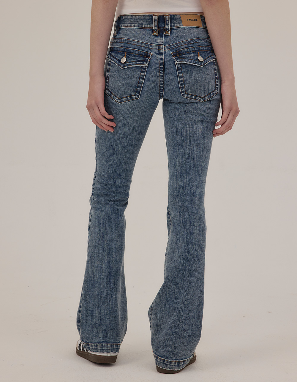 RSQ Womens Low Rise Bootcut Jeans - MEDIUM WASH